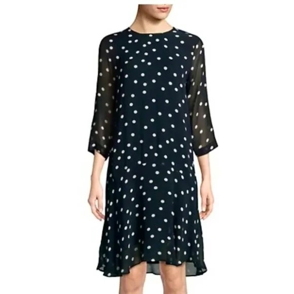 GANNI Marceau Georgette Polka Dot Dress | Size 38 (US 6) - Picture 2 of 13